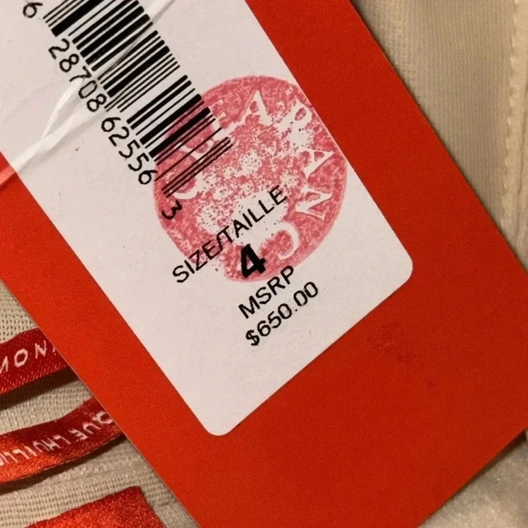 NWT MONIQUE LHUILLER Elegant Designer Luxury Gown Dress Style 443857 Teal $650 - Picture 10 of 15